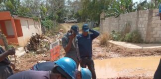 CAASD optimiza redes de distribución en sectores de Santo Domingo Este.