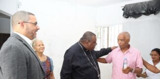 MONS. JESÚS CASTRO MARTE SUPERVISA IMPORTANTES AVANCES EN LA REMODELACIÓN DE LA IGLESIA SAN PABLO DE LA ROMANA.