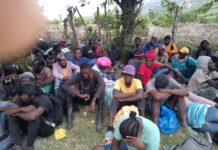 Ejército intercepta a 35 haitianos indocumentados en montañas de El Cercado.