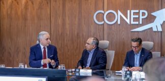 Luis Miguel De Camps destaca ante el CONEP la educación como motor del desarrollo nacional.