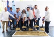Wellington Arnaud inicia segunda etapa acueducto múltiple Sabana Iglesia, provincia Santiago.
