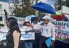 Maestros Pensionados y Jubilados Realizan Piquete Frente al Inabima.