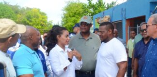 Alcaldesa Betty Gerónimo supervisa avances de importantes obras en Santo Domingo Norte.