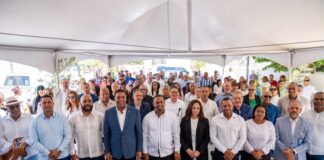 Gobierno y Liga Municipal Dominicana invierten en favor de la gente de Jacagua.